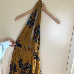 ILLA ILLA Halter Floral Mini Dress